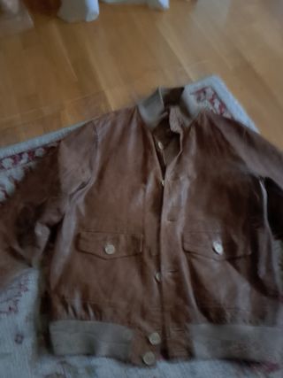 A1 Flight Jacket cream leather