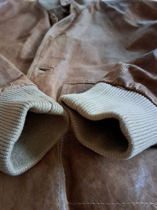 A1 Flight Jacket cream leather
