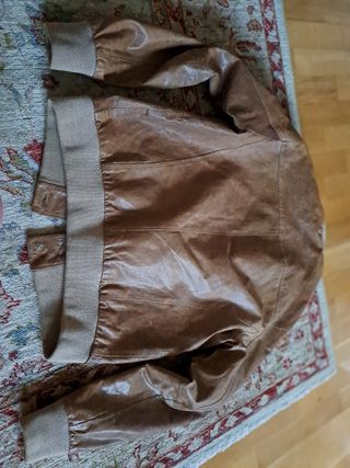 A1 Flight Jacket cream leather