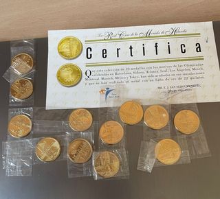 MONEDAS DE VARIOS JUEGOS OLIMPICOS REBAJADO