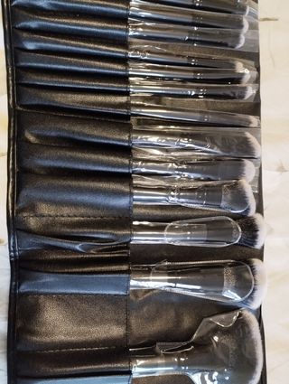 Set de brochas y pinceles de maquillaje