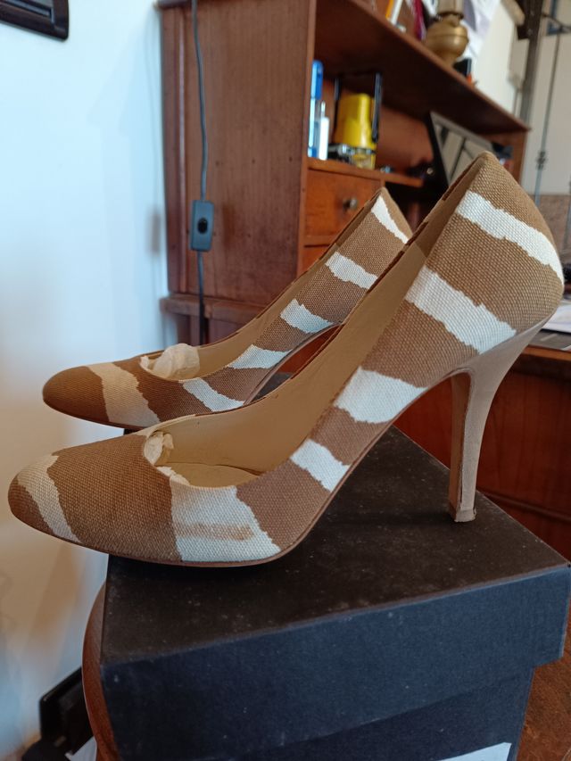 Scarpe Borbonese con tacco