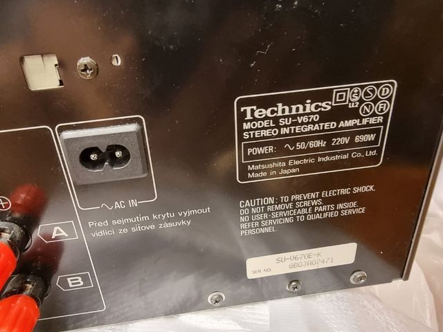 Amplificatore Technics per musica