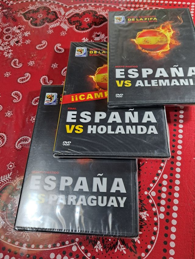 3 DVD DE LA COPA MUNDIAL SUDAFRICA 2010