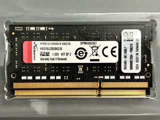 Memoria Kingston HiperX HX316LS9IBK2/8 2x4GB