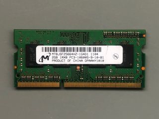 RAM Micron 2GB PC3 10600 DDR3 1333MHz