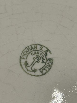 Vajilla Cartuja Pickman SA Sevilla