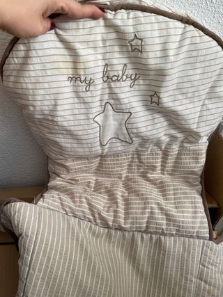 trona de madera bebe