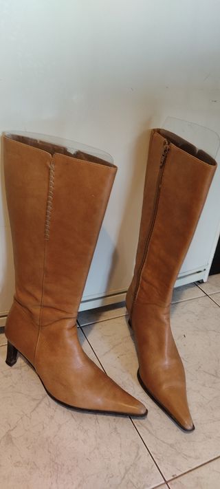 Botas altas piel