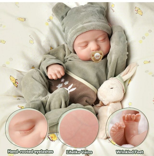 Bambino in silicone rinato