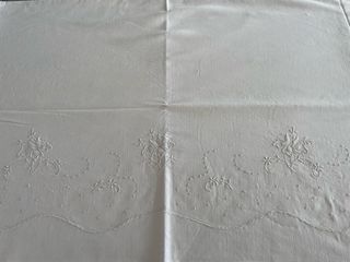 Sabana y Almohadon bordado de algodon