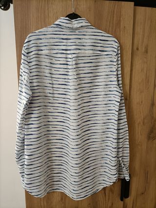 Camisa rayas azules Benetton