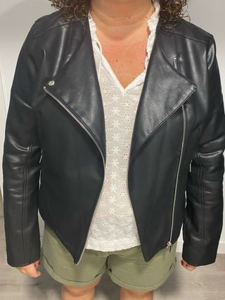 Cruzada biker polipiel mango xl