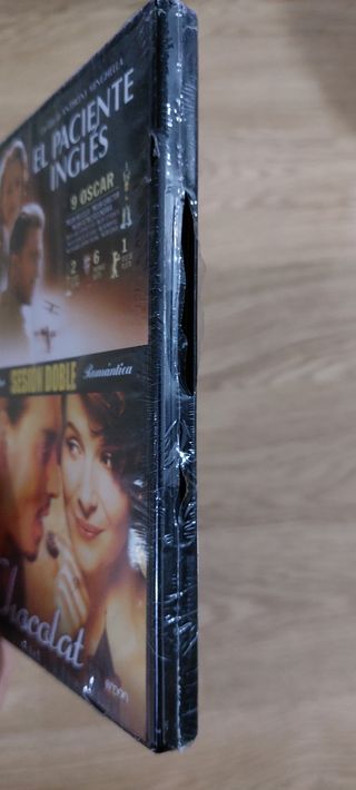 DVD EL PACIENTE INGLES  Y CHOCOLAT