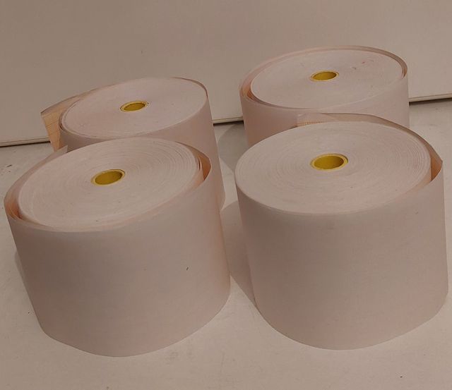 12 ROLLOS PAPEL CALCULADORA Y REGISTRADORA