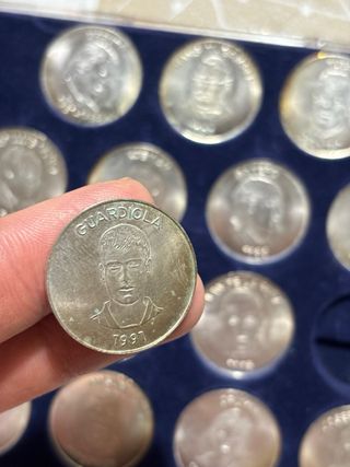 Coleccion monedas plata Barcelona
