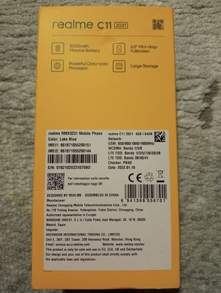 Realme c11 2021 64 gb