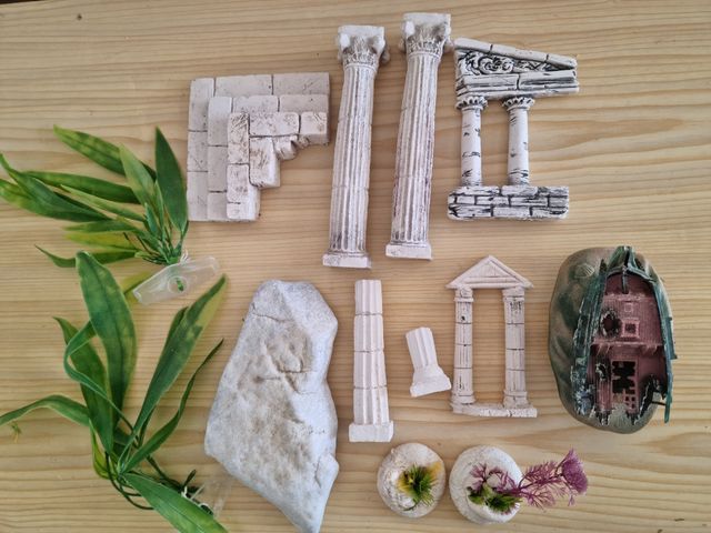 Decoración para acuarios y peceras