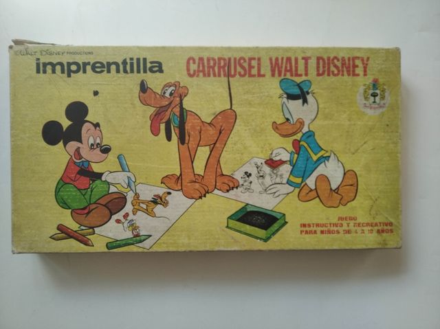 Imprentilla carrusel Walt Disney