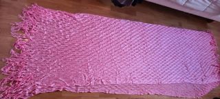 Copertina a rete rosa vintage