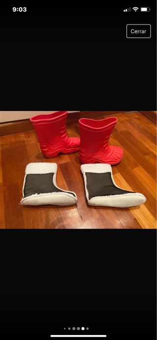 Botas de nieve, talla 34, decatlon 