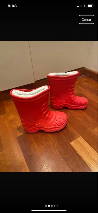 Botas de nieve, talla 34, decatlon 