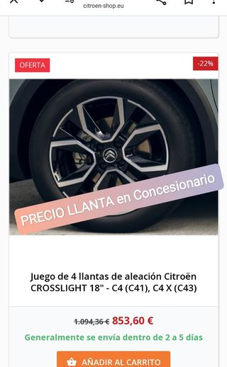 2 Llantas 18''+ 2Neumáticos 195/60R/18, 2 Ruedas.