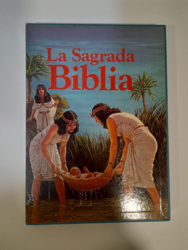 Libro La Sagrada Biblia con estuche 1980 ed Molino