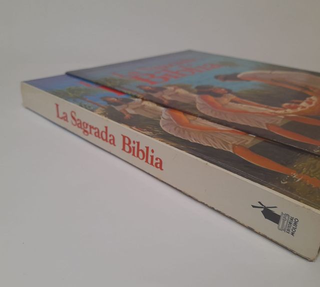Libro La Sagrada Biblia con estuche 1980 ed Molino