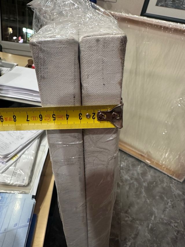 Lienzo para pintar 120x120. Cantos sin grapas 