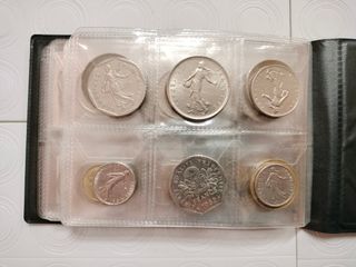 Libro monedas francesas 