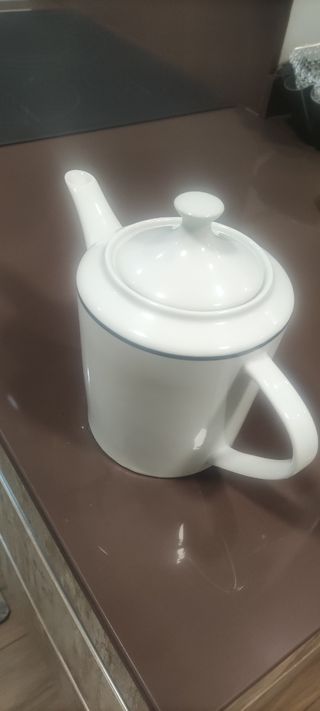 Cafetera de porcela