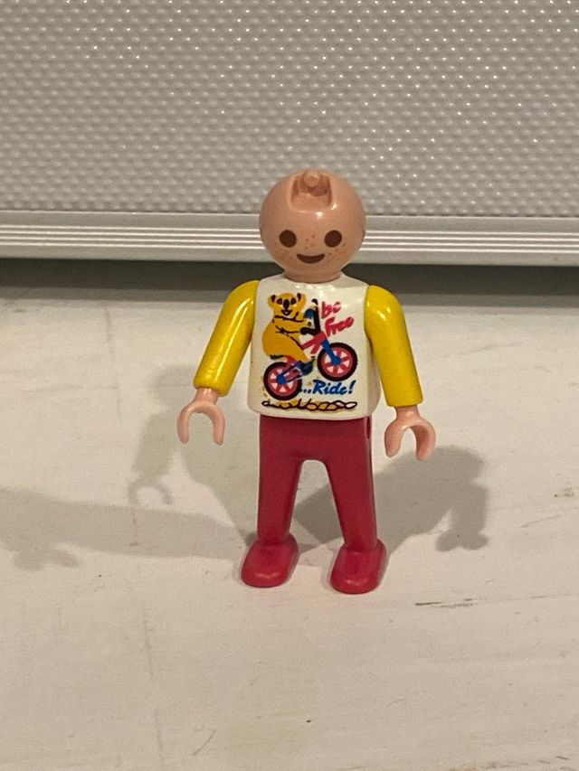 Playmobil dos niños con bicicleta