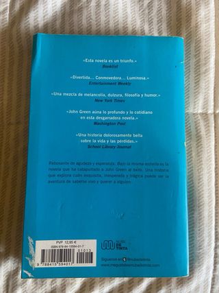 Libro Bajo la misma estrella