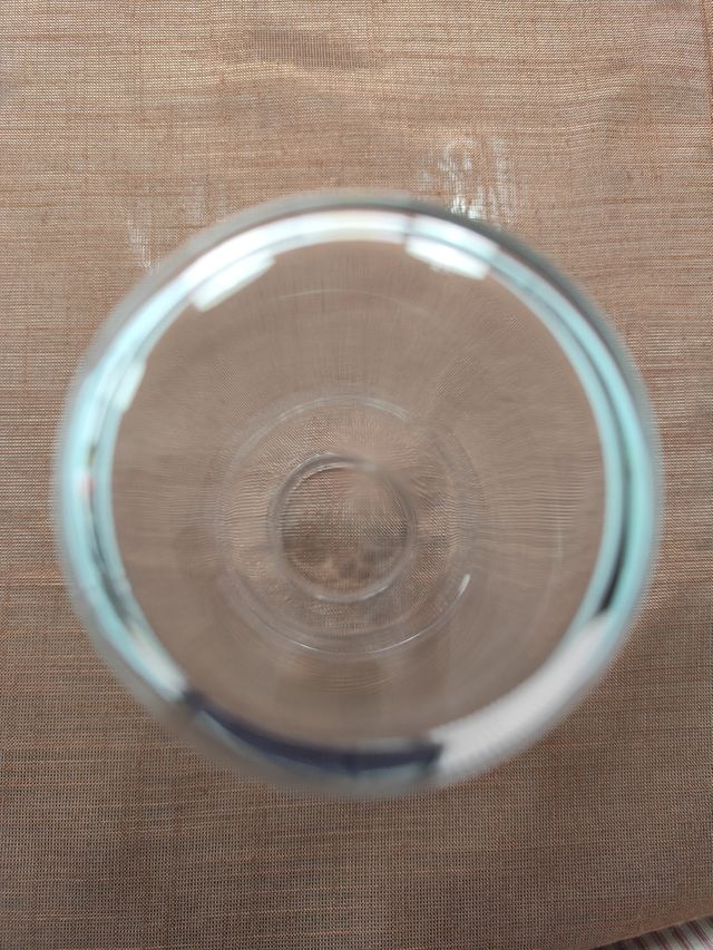 JARRÓN DE CRISTAL CON FLORES 15 X10