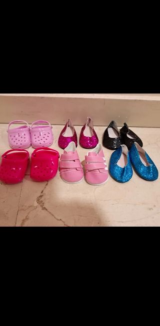 Zapatos muñecas 7,5cm