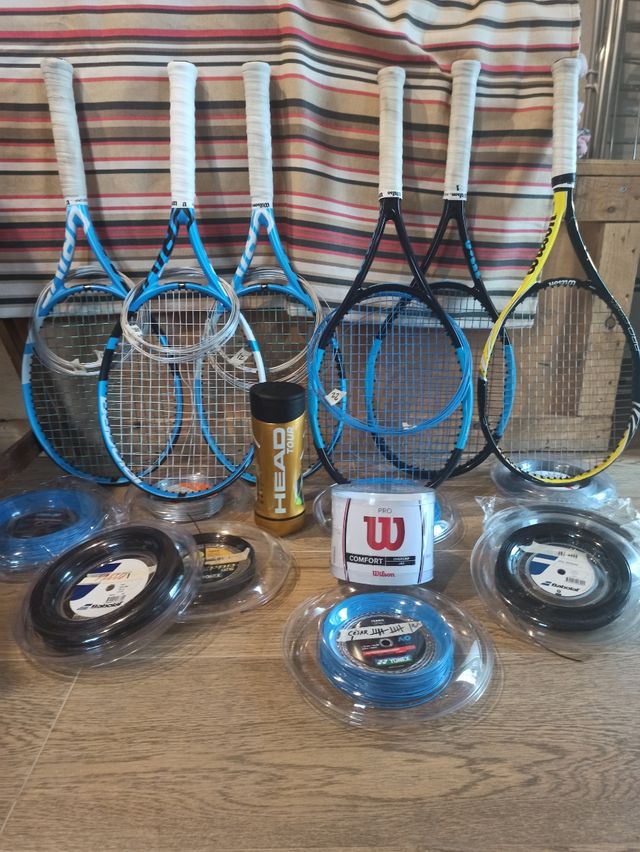 Encordado de raquetas tenis .