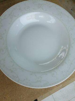 Vajilla  porcelana