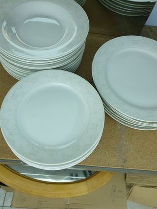 Vajilla  porcelana