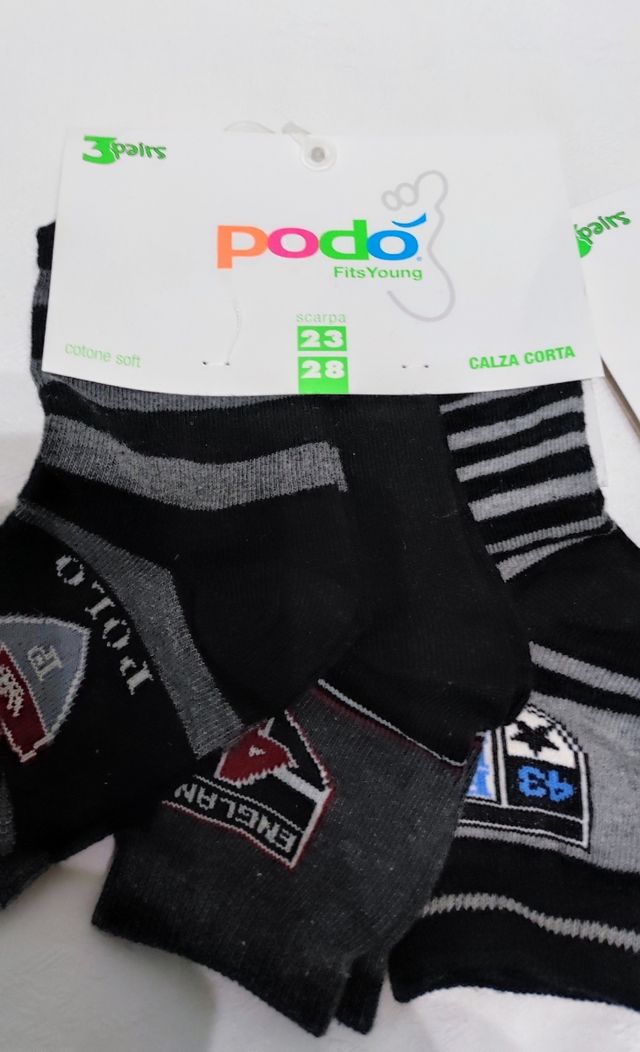 Set di 6 paia di calze bambino, 23-28