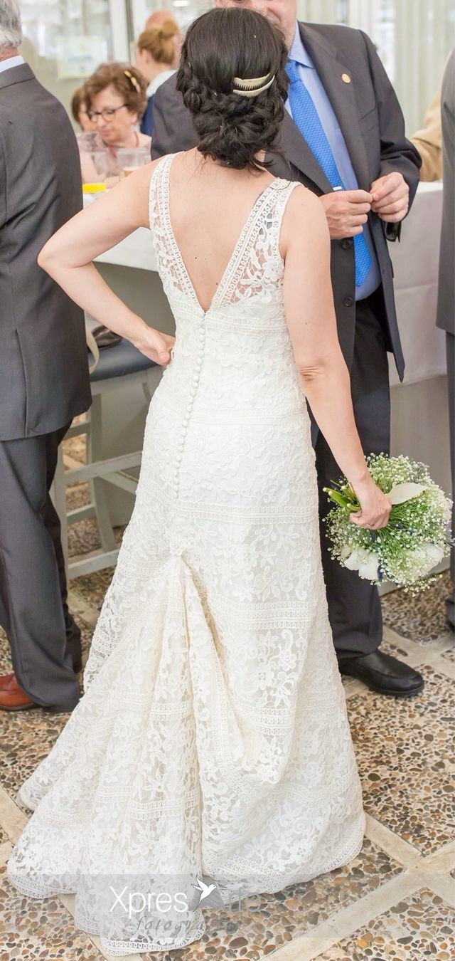 Vestido Novia Rosa Clará espectacular