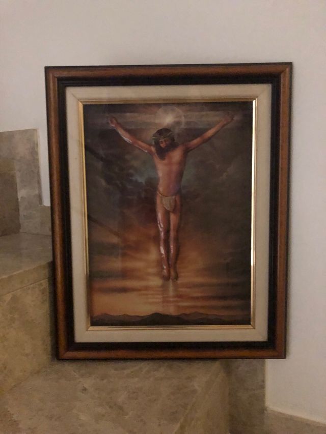 Cuadro Cristo Crucificado en 3D 