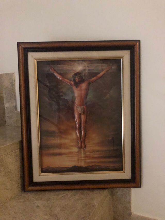 Cuadro Cristo Crucificado en 3D 