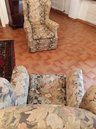 Due poltrone vintage bergère