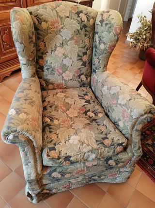 Due poltrone vintage bergère