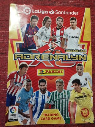 Portada y Lomo Álbum Adrenalyn 2018-2019