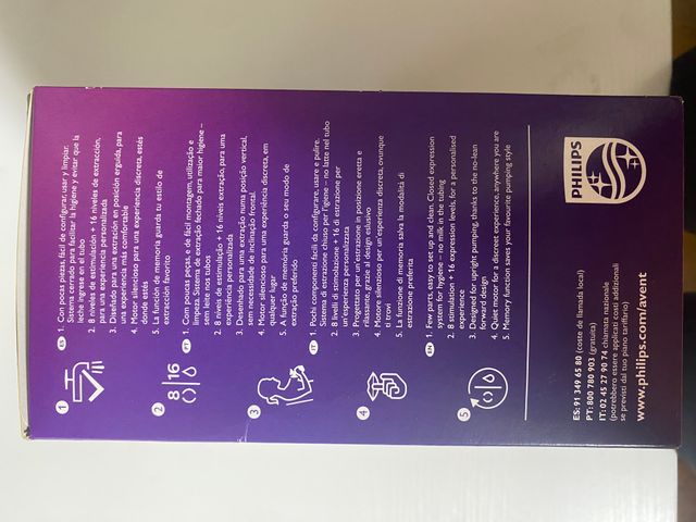 Extractor de leche eléctrico Philips Avent