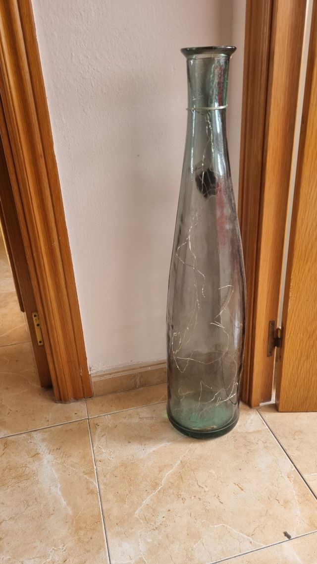 Lampara decorativa botella