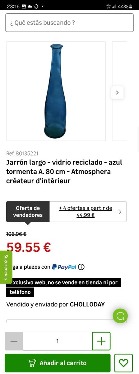 Lampara decorativa botella