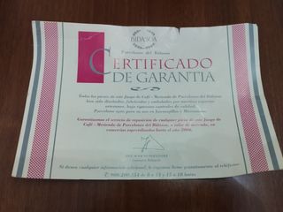 Juego de Café Bidasoa